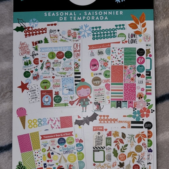 The Happy Planner | Office | Nwt The Happy Planner Seasonal Sticker ...